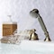 Kingston Brass KSK3353ALTR Deck Mount Hand Shower with Diverter for Roman Tub Faucet, Antique Brass KSK3353ALTR - alternate 3